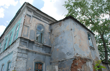 Wall Mural - The streets of the old city of Troitsk in Russia.