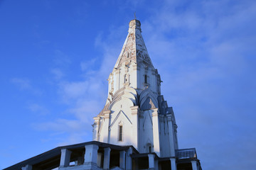 Church of the Ascension in Kolomenskoye, Moscow. UNESCO heritage.