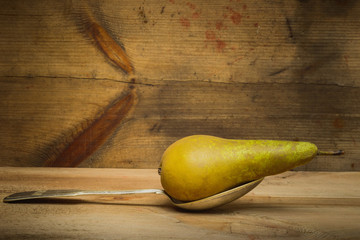 Still life pear- abstract scene