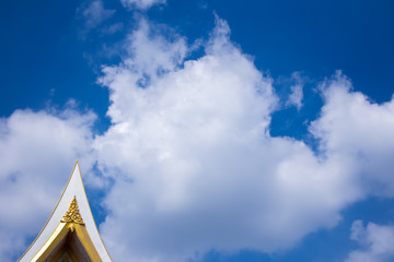 blue sky and clouds