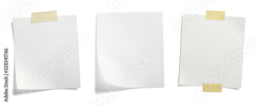 Fotografía note paper message office business tag sign