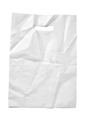 Canvas Print - plastic bag white shopping carry polluion environment