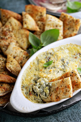 Artichoke spinach dip