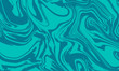 Teal background with swirling marble effect pattern using liquify. Vector has copy space with room for text and images. Great for backdrops, banners and textile.