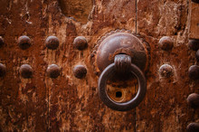 Old Door Handle Detail, Fes, Morocco 