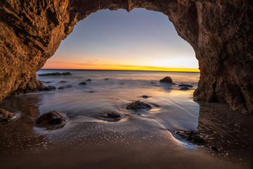 Wall Mural - sunset on the beach