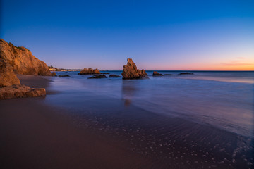 Wall Mural - Blue hour along the california coast