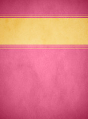 Wall Mural - Elegant Light Red Parchment. Textured Gold Banner with Light Red and Gold Trim.