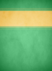 Wall Mural - Elegant Light Green Parchment. Textured Gold Banner with Light Green and Gold Trim.