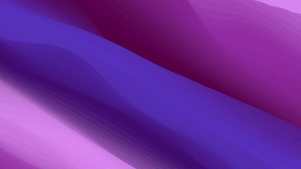 Poster - Looped animation. Abstract colorful wavy background in dark violet and pink colors. Modern colorful wallpaper. 3d rendering.