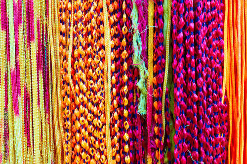 Indian colorful laces Wallpaper Mural
