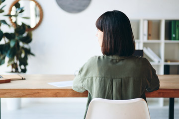 Young businesswoman thinking about new opportunities