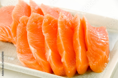 トラウトサーモン刺身 Foto De Stock Adobe Stock