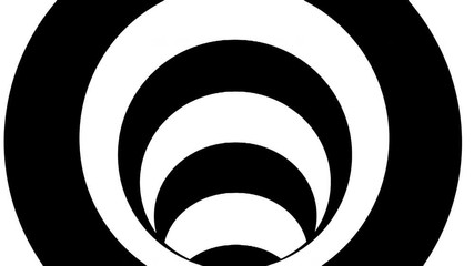 Aufkleber - Black and white stripes. Computer generated abstract background, 3D rendering backdrop