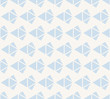 Diamonds seamless pattern. Subtle vector geometric texture with small triangles, rhombuses, grid. Elegant minimalist blue and white abstract background. Simple repeat design for decor, fabric, print