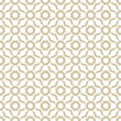 Golden abstract geometric ornamental seamless pattern. Elegant gold and white background. Simple ornament with floral shapes, net, lattice, mesh, grid. Simple graphic texture. Luxury repeat design