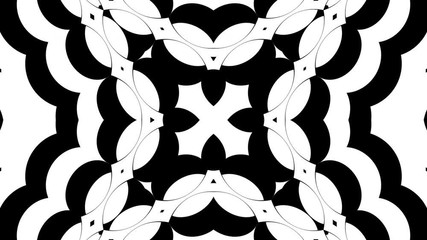 Aufkleber - Black and white stripes. Computer generated abstract background, 3D rendering backdrop