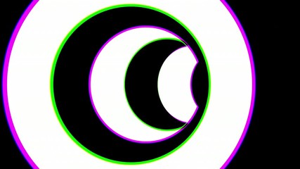 Aufkleber - Black and white stripes. Computer generated abstract background, 3D rendering backdrop