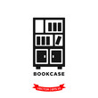 © pambudi - bookcase icon in trendy flat style
