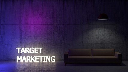 Fototapete - Concept of success Business goals, target market, creativity The color of light and life Successful in business The view of a good leader, positive abstract background. 3D rendering