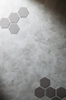 gray stylish grunge cement wall textured background with decorative elements over surface