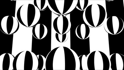 Aufkleber - Black and white stripes. Computer generated abstract background, 3D rendering backdrop