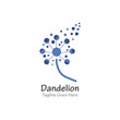 © arif23 - Dandelion flower logo  simple crative template vector design