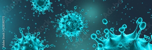 Fotomural Coronavirus disease COVID-19 outbreak