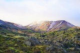 Fototapeta  - Rainbow Mountains im Hochland auf Island