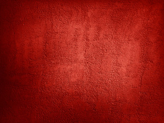 Wall Mural - Abstract red grunge background. Toned texture of rough concrete surface. Close-up.