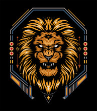 THE Lion Illustration - Lion Logo