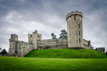 Dramatic View On The Warwick Castle, England