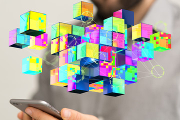 using cloud technology to send and receive files.