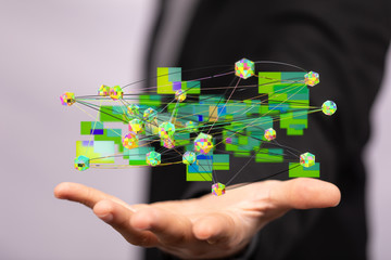 using cloud technology to send and receive files.