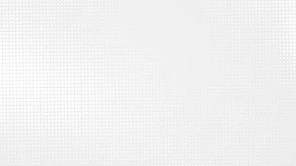 Fototapete - Dot white gray wave light technology texture background. Abstract big data digital concept. 3d rendering.