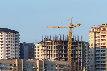 Construction of a multi storey residential building