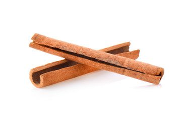 Wall Mural - Cinnamon sticks isolated on white background