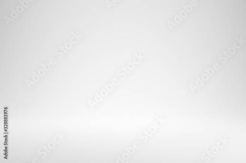 Cuadros en Lienzo Blank white gradient background with product display