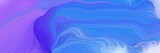 Fototapeta Abstrakcje - dynamic vibrant colored banner. contemporary waves illustration with royal blue, medium purple and lavender blue color