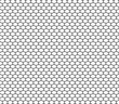 © kittyfly - empty, white background with a fine black mesh for the designer, geometric seamless pattern