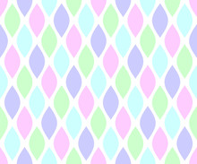 Abstract Seamless Pattern In Pale Colors.