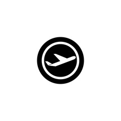 Airplane logo templat vector icon design