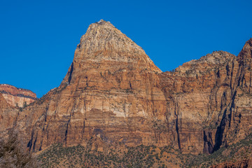 Wall Mural - Cliffs of Zion canyon