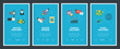 © Cifotart - Internet banner set of business, investment and success icons.