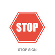 stop  sign  flat icon on white transparent background. You can be used black ant icon for several purposes.	