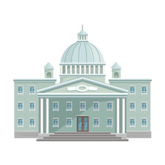 Building of government vector icon.Cartoon vector icon isolated on white background building of government .