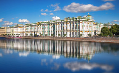 Wall Mural - The State Hermitage, a museum of art and culture in Saint Petersburg, Russia. One of the largest and oldest museums in the world, it was founded in 1764 by Catherine the Great