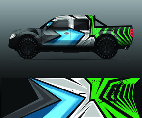 truck decal graphic wrap vector, abstract background