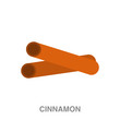 cinnamon flat icon on white transparent background. You can be used black ant icon for several purposes.	