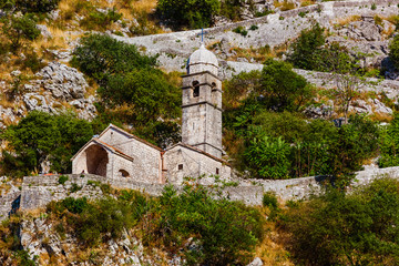 Wall Mural - Kotor fortress and Old Town - Montenegro